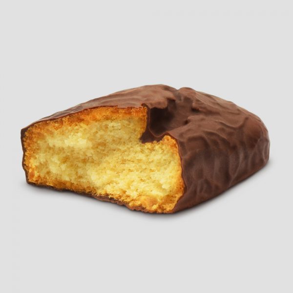 Plumcake ricoperto di cioccolato